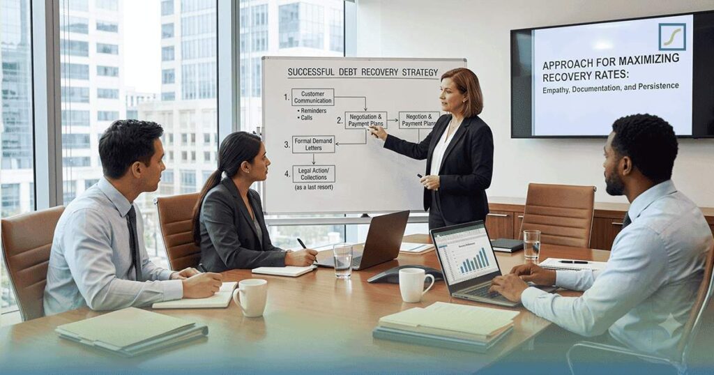 b2b businesses approach for successful debt recovery