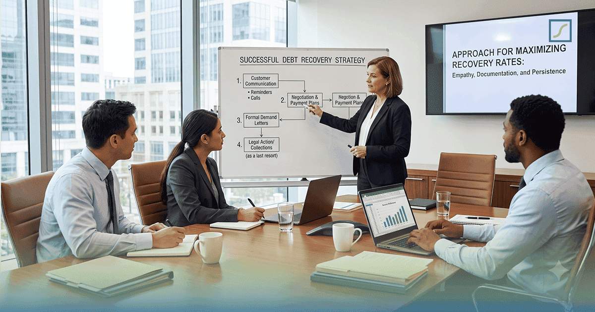 b2b businesses approach for successful debt recovery