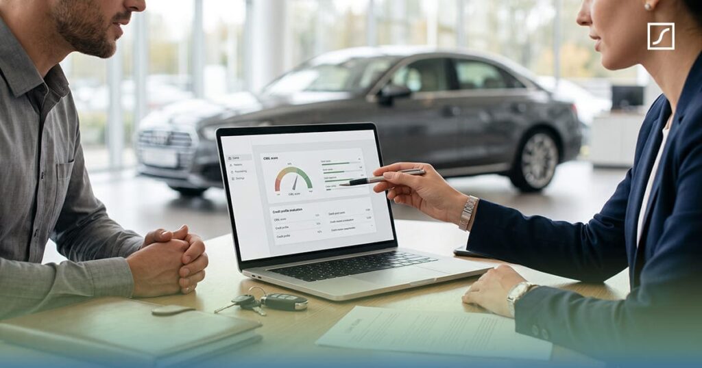 Required CIBIL score for a car loan approval