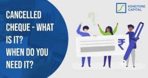 Cancelled Cheque Image - Kenstone Capital
