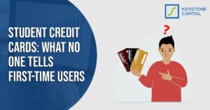 Student using credit card for the first time